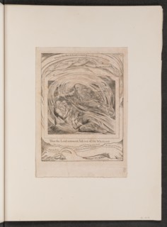 The Lord Answering Job out of the Whirlwind, 1825.