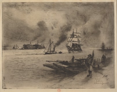 Environs de Gravesend, 1883.