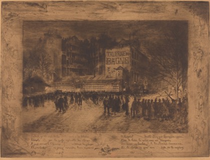 La Place des Martyrs et La Taverne du Bagne (The Place des Martyrs and the Jailhouse Tavern), 1885.