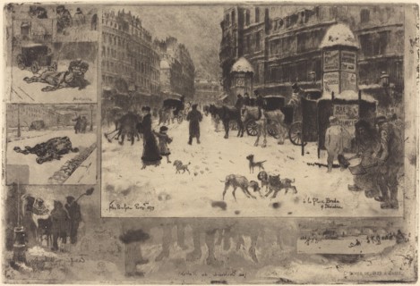 L'Hiver à Paris (Winter in Paris), 1879.