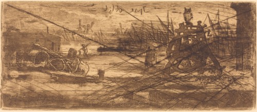 Une Vieux Chantier à Rochester, 1879.