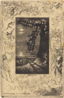 On allume les cierges pour les Morts (They light candles for the dead), 1878.