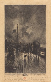 Un Débarquement en Angleterre (Landing in England), 1879.