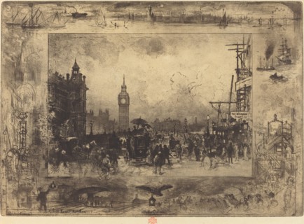 Westminster Bridge, 1884.