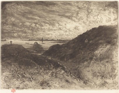 La Falaise: Baie de Saint-Malo (The Cliff: Saint-Malo Bay), 1886/1890.