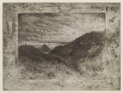 La Falaise: Baie de Saint-Malo (The Cliff: Saint-Malo Bay), 1886/1890.
