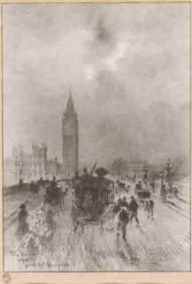 The Victoria Clock Tower London, 1892.