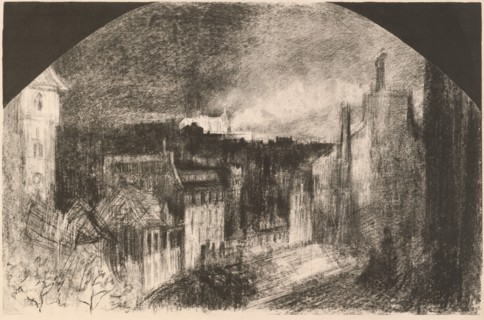 Montmartre le 14 Juillet (Bastille Day in Montmartre), 1892.