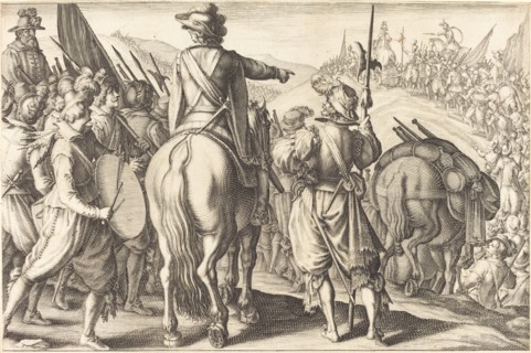 The Troops on the March, c. 1614.