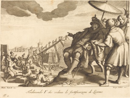 Construction and Fortification of the Port of Livorno, c. 1614.
