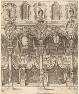 Side Aisle of San Lorenzo, Florence, 1612.