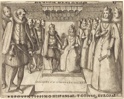 Meeting of Margaret of Austria and Philip III [recto], 1612.