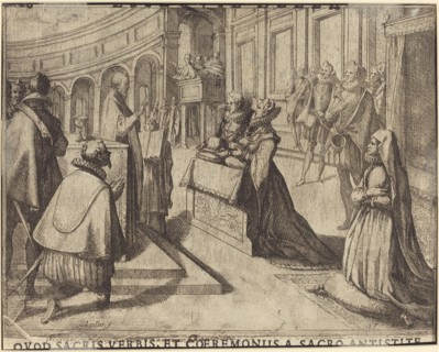 Marriage of Margaret of Austria and Philip III [verso], 1612.