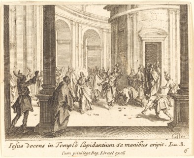 Stoning of Jesus, 1635.