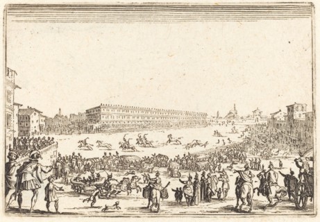 Piazza Santa Croce, Florence, c. 1622.