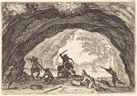 Soldiers Attacking Robbers, c. 1622.