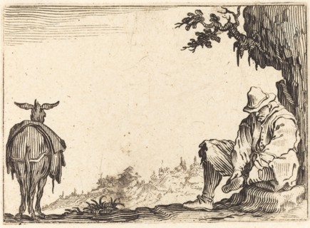 Peasant Removing His Shoe, c. 1622.