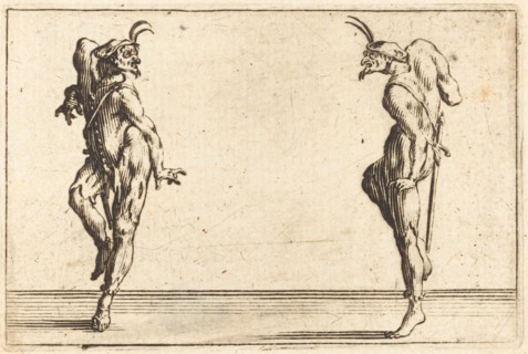 Two Pantaloons Dancing, c. 1622.