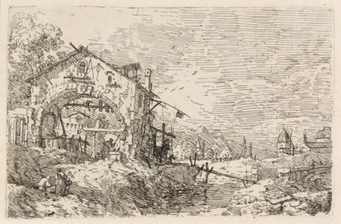 Landscape with a Woman at a Well, c. 1740.