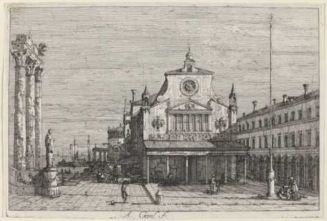 Imaginary View of S. Giacomo di Rialto, c. 1735/1746.