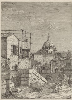 The House with the Inscription [left], 1741.