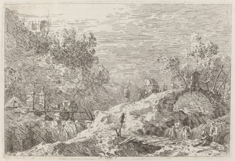 Mountain Landscape with Five Bridges, c. 1735/1746.