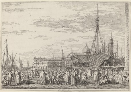 The Market on the Molo, c. 1735/1746.