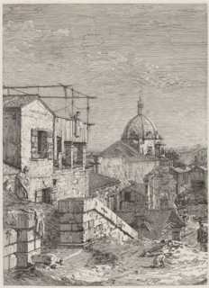 The House with the Inscription [left], 1741.