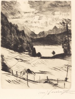 Der Walchensee (The Walchensee), 1920.