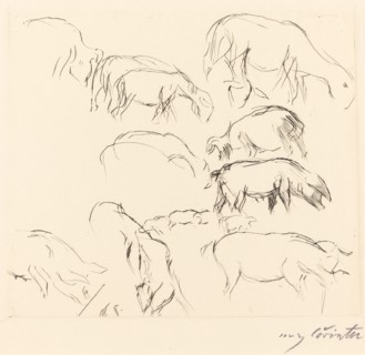 Verschiedene Tierstudien (Animal Studies), 1917.