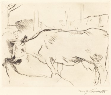 Kuhstall II (Cow Barn II), 1914.
