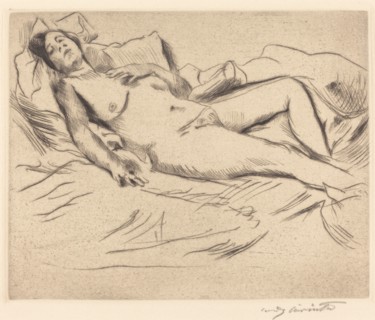 Schlafende (Sleeping Woman), 1912.