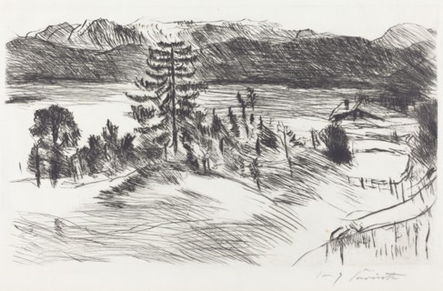 Grosse Walchenseelandschaft (Large Walchensee Landscape), 1923.