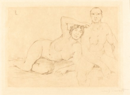 Zwei Menschen (Two Nudes), 1908.