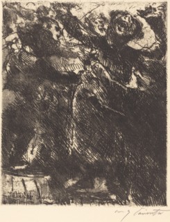 Kapuzinerpredigt?"Hetzt sich lieber herum mit der Dirn'" (The Capuchin's Sermon?"He Prefers to Run Around with a Girl"), 1923.