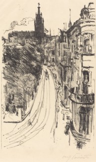 Strasse in Königsberg (Street in Königsberg), 1918.