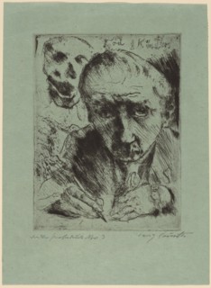 Tod und Künstler (Death and the Artist), 1920-1921.