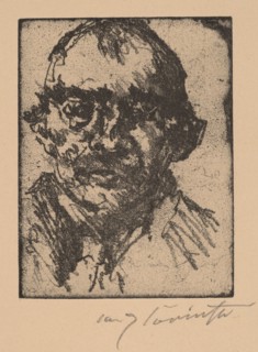 Selbstbildnis (Self-Portrait), 1920-1921.