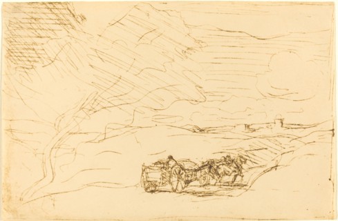 Wagon Going to Town (Le Charriot allant a la ville), 1860.