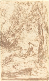 The Woodcutter of Rembrandt (Le Bucheron de Rembrandt), 1853.