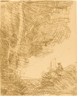 The Poet and His Muse (Le Poete et la muse), 1871.