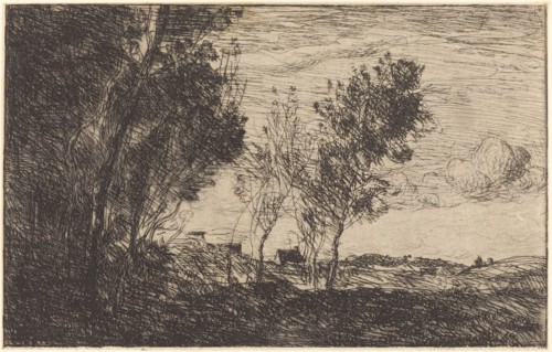 In the Dunes: Souvenir of The Hague (Dans les dunes: Souvenir du bois de La Haye), 1869.