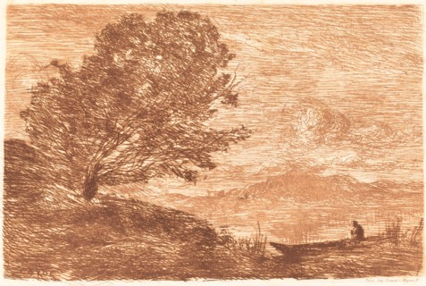 A Lake in the Tyrol (Un lac du Tyrol), 1863.