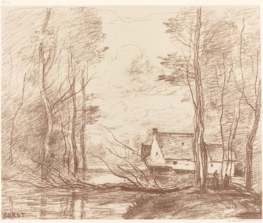 The Mill of Cuincy, near Douai (Le Moulin de Cuincy, pres Douai), 1871.