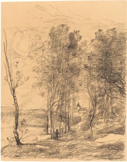 The Bell Tower of St. Nicolas-Lez-Arras (Le Clocher de St. Nicolas-Lez-Arras), 1871.