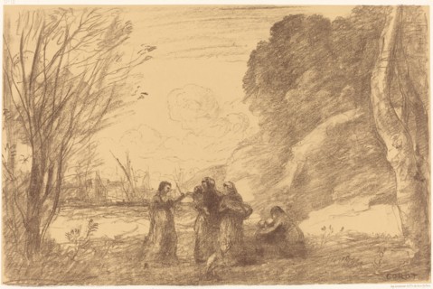 Family at Terracina (Une famille a terracine), 1871.