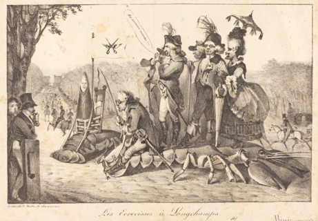 Les Ecrevisses à Longchamps, 1822.