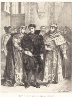 The Queen Tries to Console Hamlet (Act I, Scene II), 1834.
