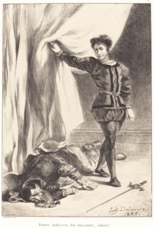 Hamlet and the Body of Polonius (Act III, Scene IV), 1835.
