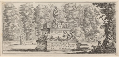 Title Page for "Divers paysages", in or before 1647.